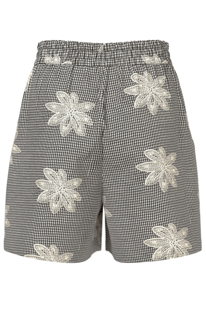 OBJPENNY RE SHORTS SS E DIV 23048315 BLACK/WHITE